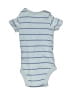 Carter's Stripes Blue Short Sleeve Onesie Size Newborn - photo 2