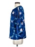 Zuleyka Rivera 100% Polyester Blue 3/4 Sleeve Blouse Size S - photo 5