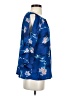 Zuleyka Rivera 100% Polyester Blue 3/4 Sleeve Blouse Size S - photo 4