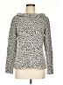 Talbots Outlet Animal Print Ivory Pullover Sweater Size M - photo 1