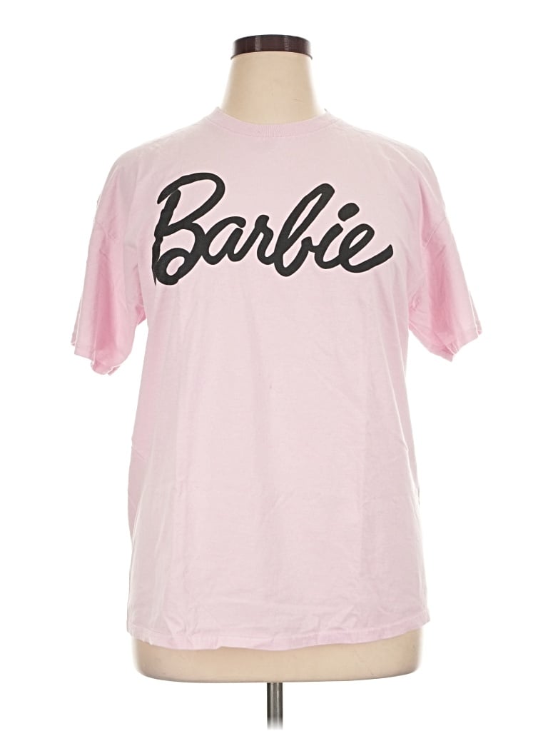 Pre-owned Barbie Short Sleeve T-shirt In Pink