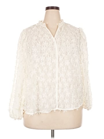 Adrianna Papell 3/4 Sleeve Blouse (view 1)