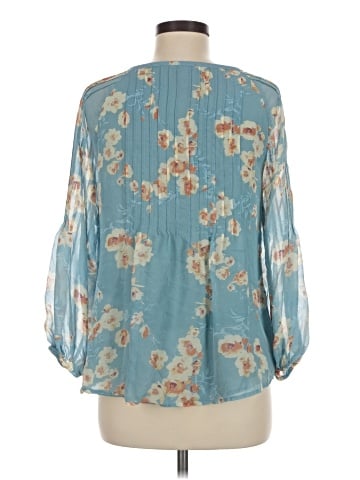 Sundance 3/4 Sleeve Silk Top (view 2)