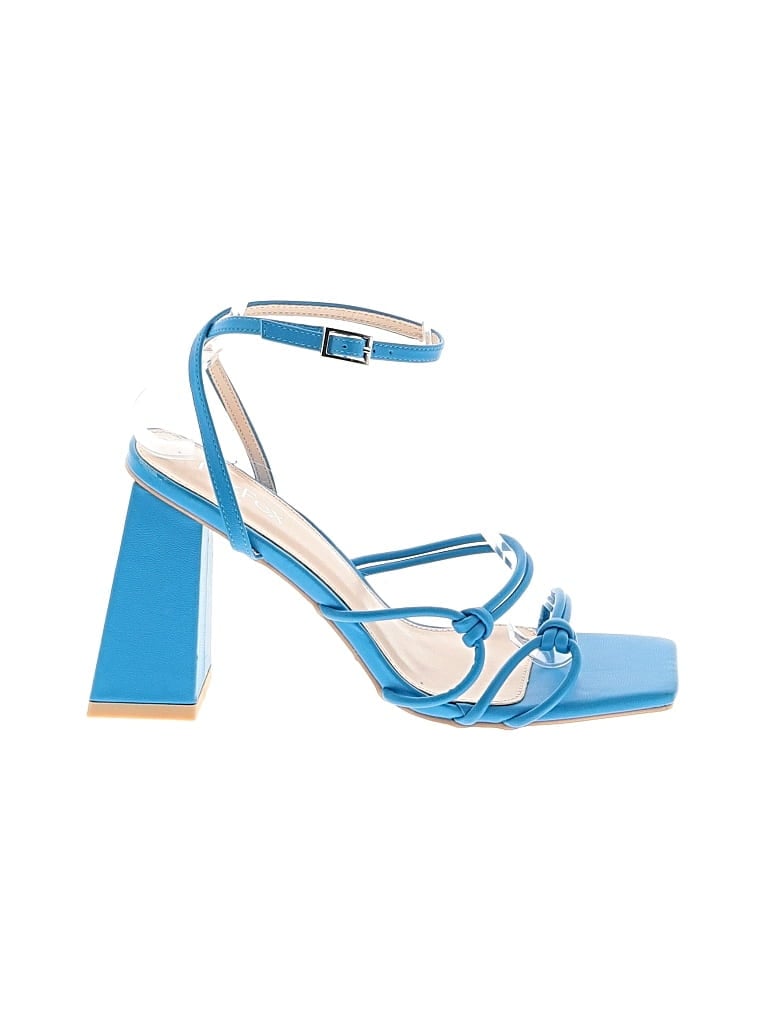 Pre-owned Assorted Brands Sandals In Blue