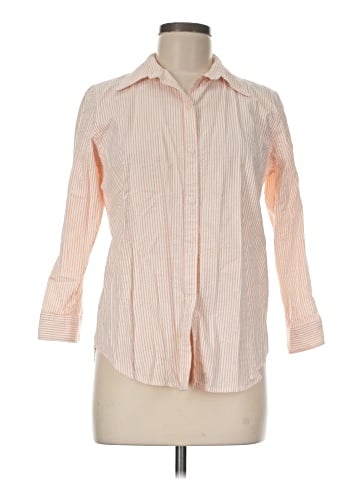 Chaps 3/4 Sleeve Button-Down Shirt (view 1)