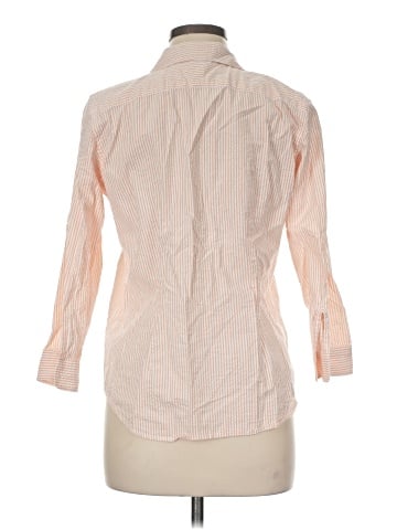 Chaps 3/4 Sleeve Button-Down Shirt (view 2)