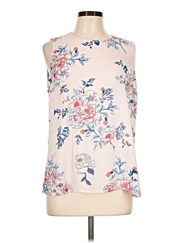 Pale Sky Sleeveless Blouse (view 1)