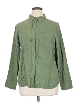 J.Crew Factory Store Long Sleeve Button-Down Shirt (view 1)