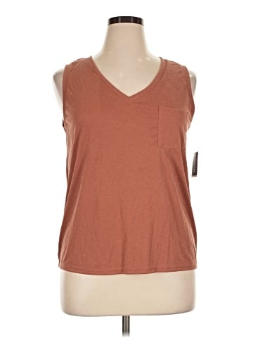 Green Envelope Sleeveless Top (view 1)
