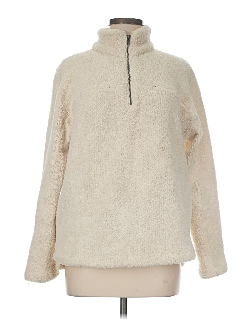 Pre-owned Thread & Supply Pullover Sweater In Ivory