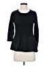 Moth Black 3/4 Sleeve Top Size S - photo 1