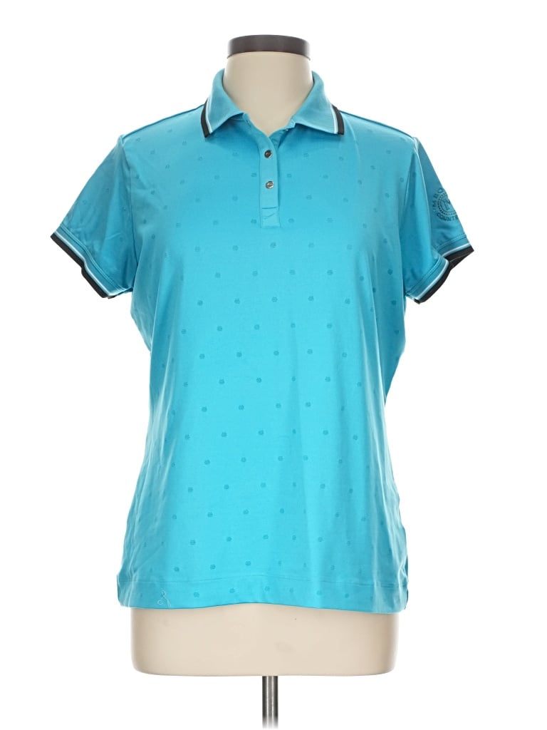 Pre-owned Nike Short Sleeve Polo Shirt In Teal
