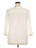 Talbots 100% Linen Ivory 3/4 Sleeve Blouse Size XL - photo 2