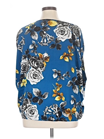 Blue Rain 3/4 Sleeve Blouse (view 2)