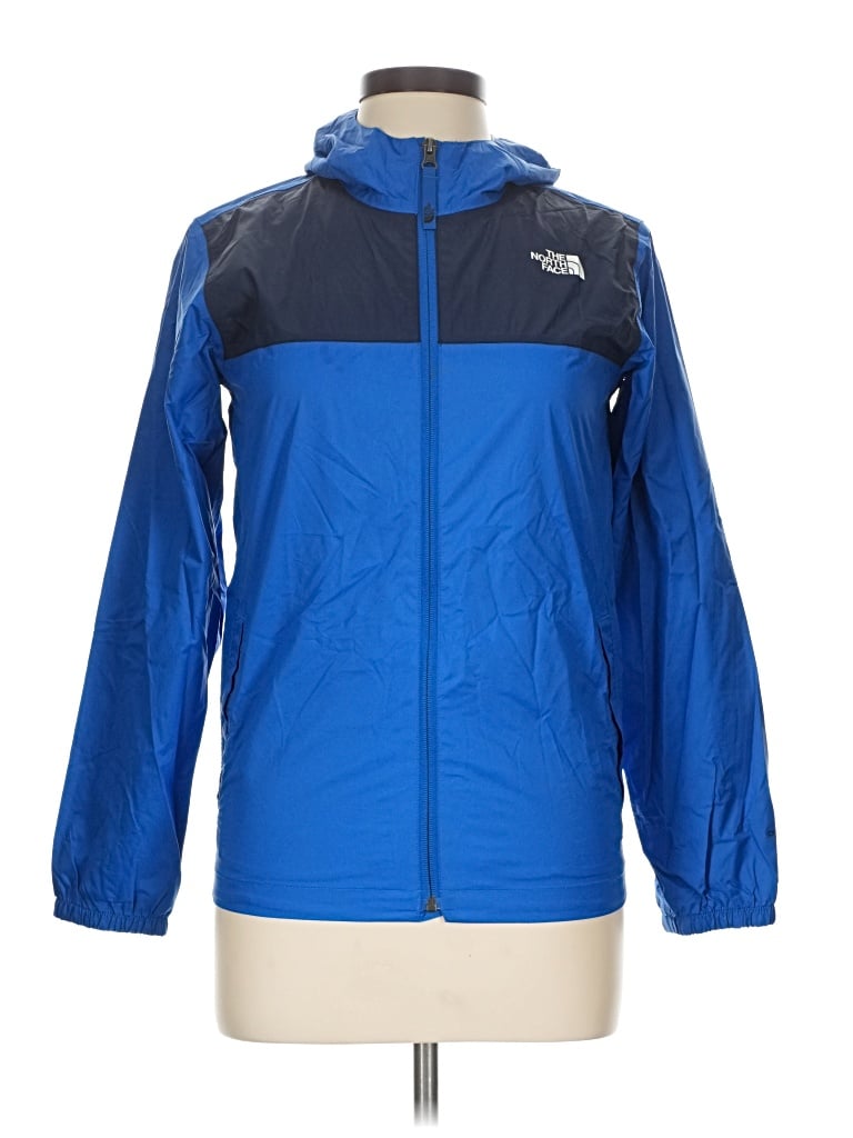 Pre-owned The North Face Windbreaker Jacket In Blue