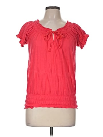 Derek Heart Short Sleeve Blouse (view 1)