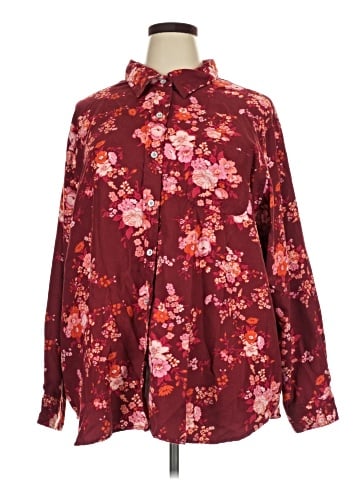 Woman Within Long Sleeve Blouse (view 1)