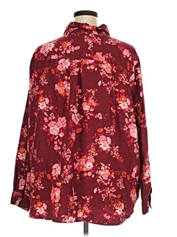 Woman Within Long Sleeve Blouse (view 2)