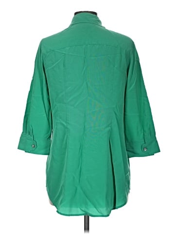 Soft Surroundings 3/4 Sleeve Silk Top (view 2)