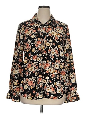 Elle Long Sleeve Blouse (view 1)