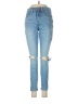 Lucky Brand Hearts Blue Jeans Size 8 - photo 1