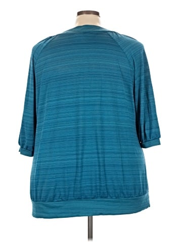 Just My Size 3/4 Sleeve Top (view 2)