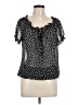 No Boundaries Black Short Sleeve Blouse Size 11 - 13 - photo 1