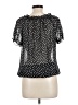 No Boundaries Black Short Sleeve Blouse Size 11 - 13 - photo 2