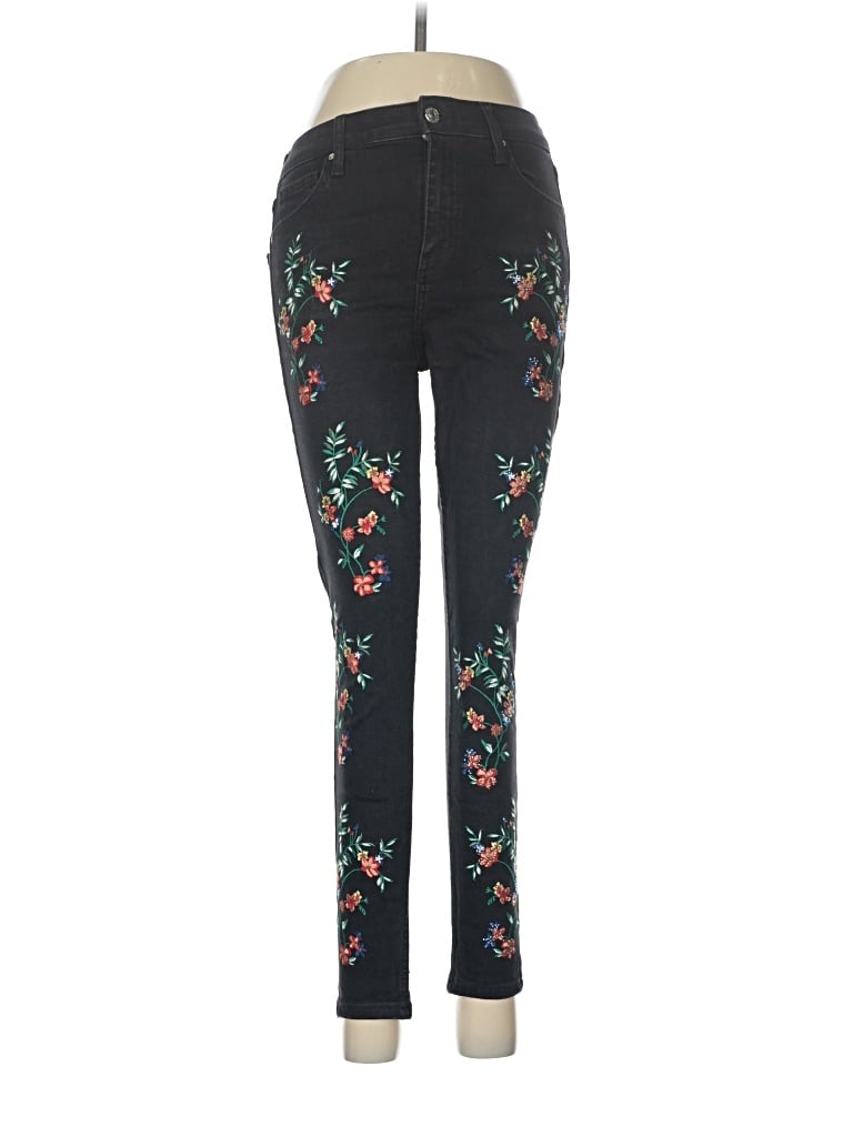 Pre-owned Topshop Jeans In Black