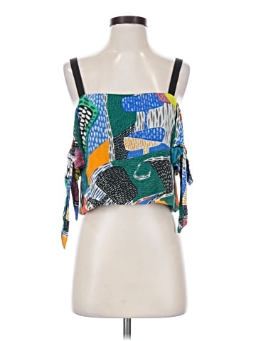 Trafaluc by Zara Sleeveless Silk Top (view 1)