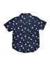 Gymboree Print Blue Short Sleeve Button-Down Shirt Size XS (kids) - photo 2