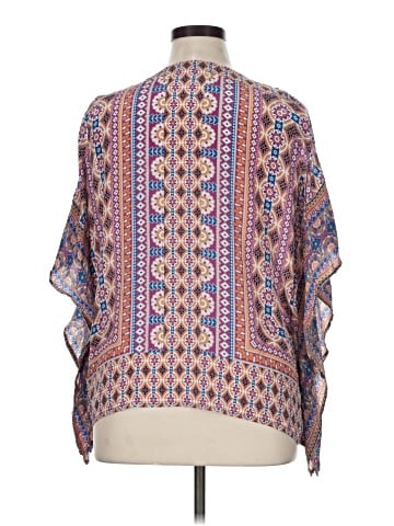Tolani 3/4 Sleeve Silk Top (view 2)
