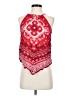 No Boundaries 100% Recycled Polyester Red Sleeveless Blouse Size 3 - 5 - photo 1