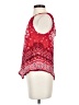 No Boundaries 100% Recycled Polyester Red Sleeveless Blouse Size 3 - 5 - photo 5