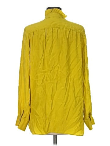 Britt Ryan Long Sleeve Silk Top (view 2)