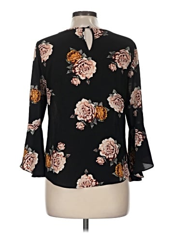 E&M Collection Long Sleeve Blouse (view 2)