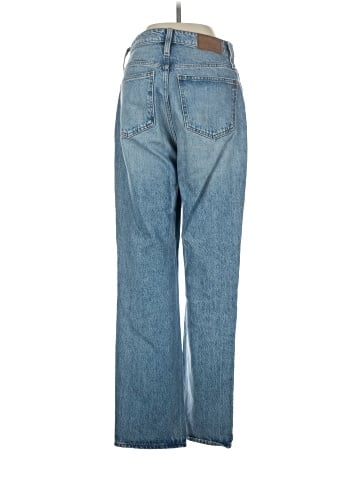 Madewell The Curvy Perfect Vintage Straight Jean in Seyland Wash (view 2)