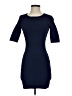 Cache Solid Blue Casual Dress Size XS - photo 1
