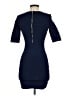 Cache Solid Blue Casual Dress Size XS - photo 2