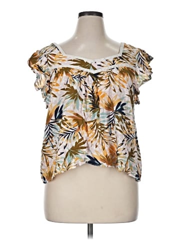 Jessica Simpson Short Sleeve Blouse (view 1)