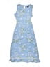 Limited Too 100% Polyester Floral Blue Dress Size 8 - photo 1