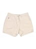 Title Nine Solid Tan Khaki Shorts Size L - photo 1