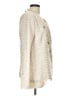 Aqua 100% Polyester Tweed Ivory Blazer Size L - photo 4