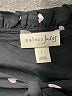 Maison Jules 100% Polyester Hearts Black Short Sleeve Blouse Size L - photo 7