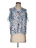 Lovers + Friends 100% Polyester Blue Sleeveless Blouse Size S - photo 1