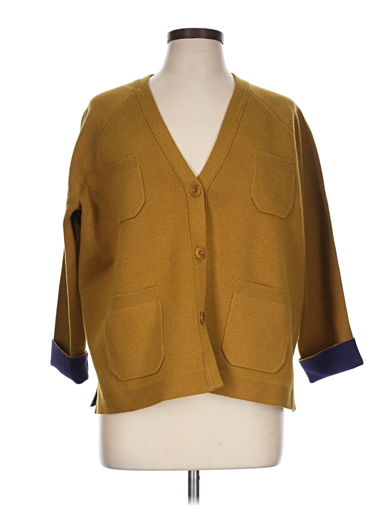 Pre-owned Jcrew Vest In Yellow