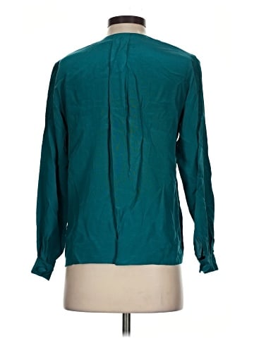 Ann Taylor Long Sleeve Silk Top (view 2)