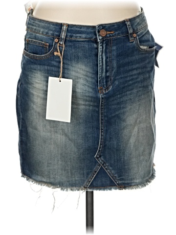Indigo Rein Denim Skirt (view 1)