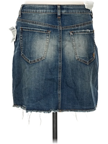 Indigo Rein Denim Skirt (view 2)