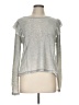 Splendid Gray Long Sleeve Top Size L - photo 1